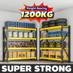 【Load Capacity 1200KG】MOK Large Steel Shelves 200 * 60 * 200CM Warehouse Steel Shelves