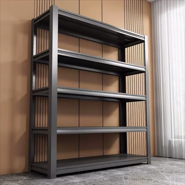 MOK 60-120CM Rak Besi Bertingkat Metal Rack Shelf High Load-Bearing Easy To Install